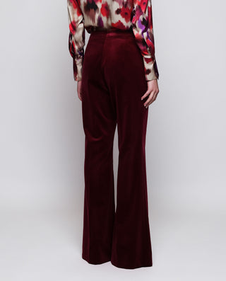 Pantalón burdeos terciopelo algodón by MIRTO | 04177_0050_2
