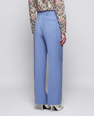 Pantalón de traje azul fluido by MIRTO | 04214_0051_2