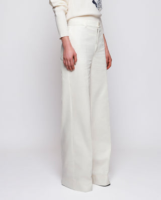 Pantalón blanco de algodón by MIRTO | 04219_0050_1