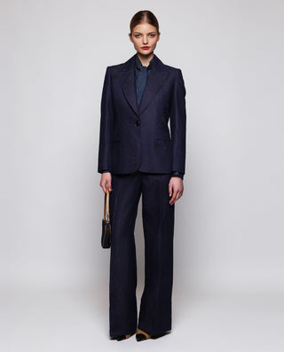 Camisa denim con lazada by MIRTO | 04277_0050_3