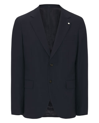 Chaqueta azul oscuro microestructura by MIRTO