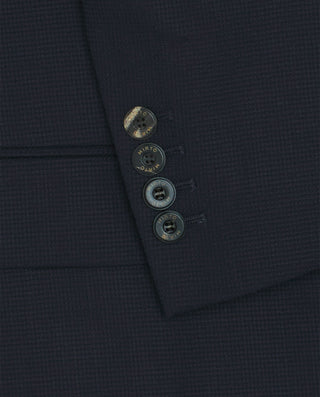 Chaqueta azul oscuro microestructura by MIRTO