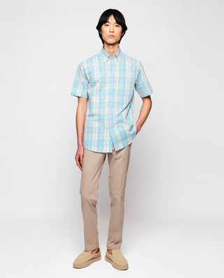 Pantalón casual de algodón topo