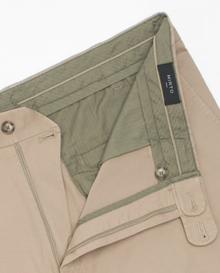 Pantalón casual de algodón topo