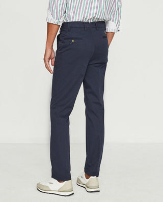 Pantalón regular fit algodón strech marino by MIRT