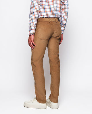 Pantalón casual tostado 5 bolsillos de pana by MIR | 04908_0050_2