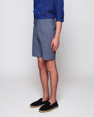 Bermuda seersucker azul