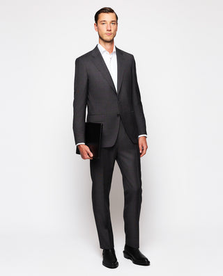 Traje cuadro Príncipe de Gales gris by MIRTO