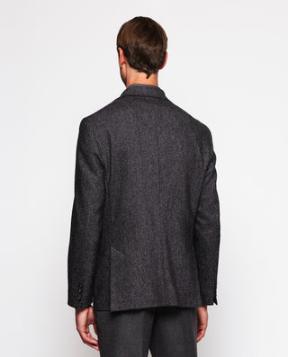 Chaqueta de donegal gris marengo by MIRTO