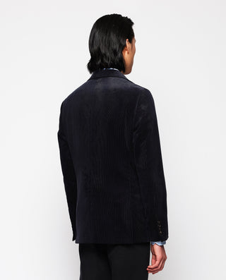 Chaqueta hombre regular pana fina azul marino by M | 05167_0051_2