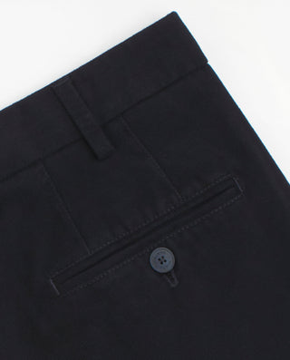 Navy blue cotton chino trousers