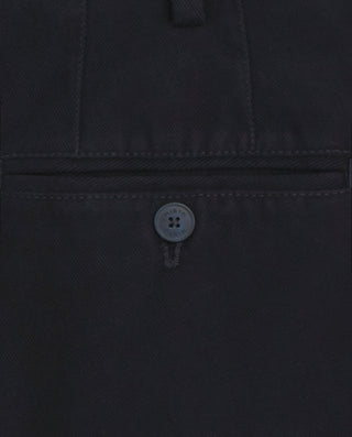 Navy blue cotton chino trousers