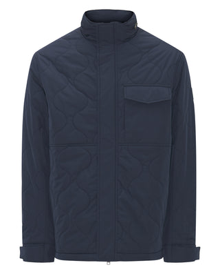 Parka corta acolchada azul marino by MIRTO