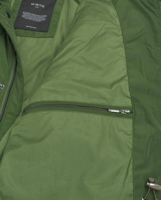 Cazadora acolchada verde