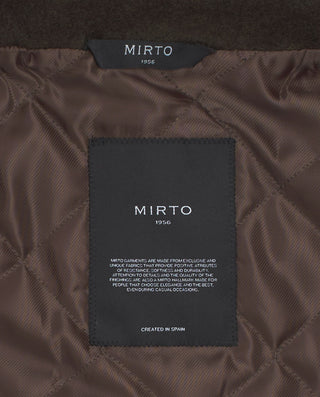 Khaki double-breasted cloth jacket