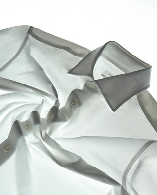 Camisa vestir técnica tailored fit blanca