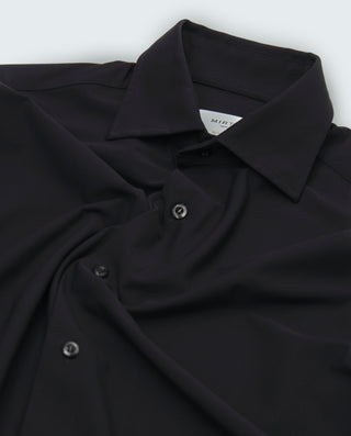 Camisa vestir técnica tailored fit negra