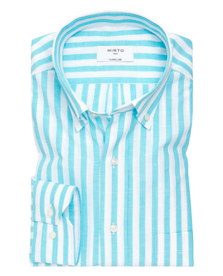 Camisa casual de algodón rayas by MIRTO