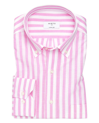Camisa casual de algodón rayas by MIRTO