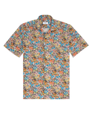 Camisa Hawaiana multi estampado etnico by MIRTO | 06669_0050_1