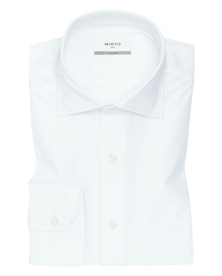 Camisa vestir regular fit "performance" blanc by M