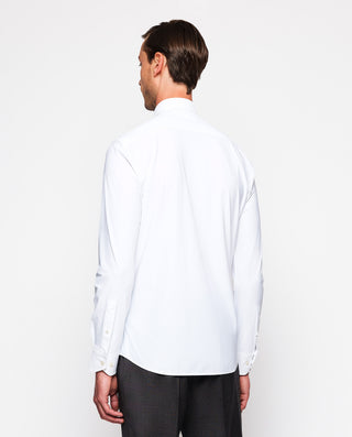 Camisa vestir regular fit "performance" blanc by M