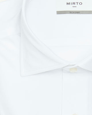 Camisa vestir regular fit "performance" blanc by M