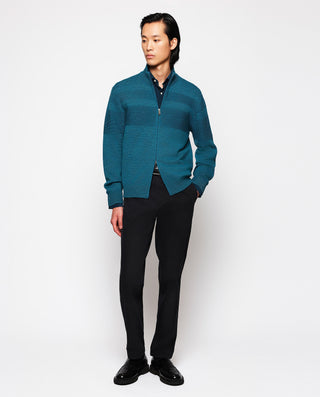 Big&Tall green microcorduroy casual shirt