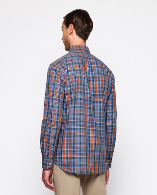 Camisa casual cuadros multicolor de algodón by MIR