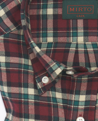 CAMISA CASUAL CUADROS MANGA LARGA de franela by MI