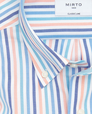 Camisa casual manga corta rayas oxford by MIRTO | 07058_0050_5