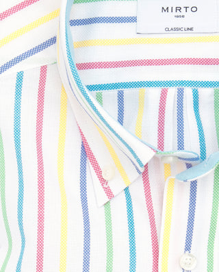 Camisa casual manga larga rayas oxford by MIRTO | 07069_0050_5