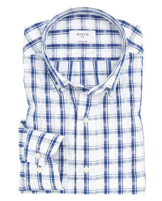 Camisa casual cuadros de algodón by MIRTO
