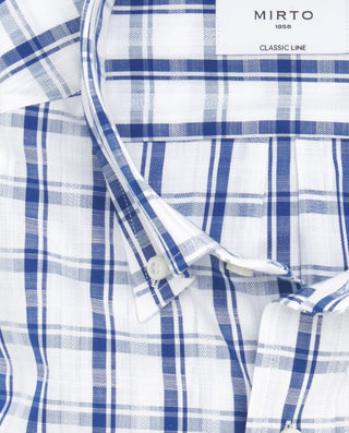 Camisa casual cuadros de algodón by MIRTO