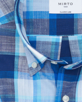Camisa casual manga corta cuadros by MIRTO | 07085_0050_5