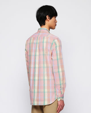 Camisa casual cuadros multicolor de algodón by MIR