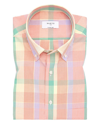 Camisa casual manga corta cuadros by MIRTO | 07153_0050_1