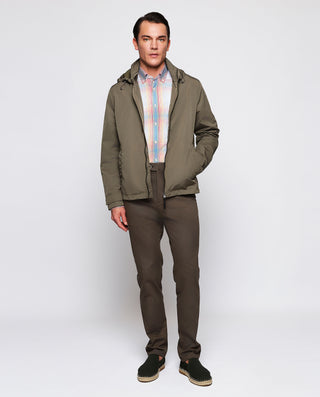 Camisa casual cuadros difuminados de algodón by MI