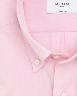 Camisa casual rosa manga corta by MIRTO