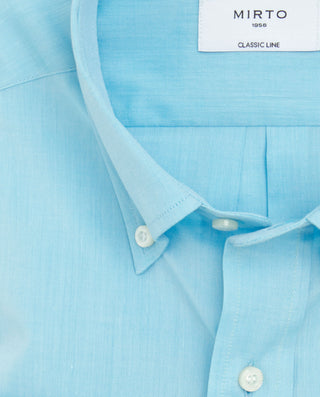 Camisa casual azul manga corta by MIRTO