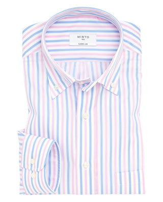 Camisa vestir manga larga rayas satinadas by MIRTO | 07321_0050_1