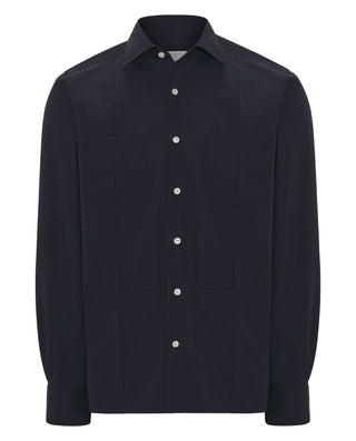 Guayabera aldodón manga larga 4 bolsillos by MIRTO