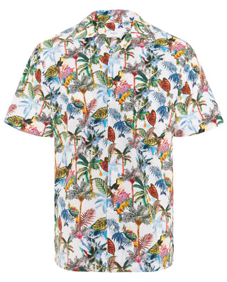 Camisa Hawaiana estampada manga corta by MIRTO | 07449_0050_1
