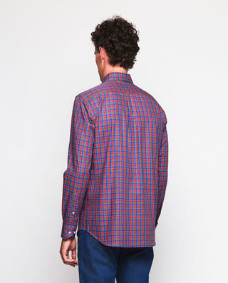 Camisa casual cuadros rojos, verdes y azules by MI | 07619_0050_3