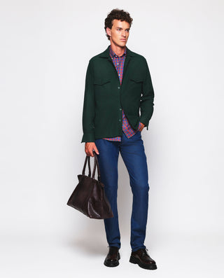 Camisa casual cuadros rojos, verdes y azules by MI | 07619_0050_4