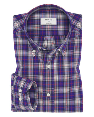 Camisa casual cuadros de algodón estructura e by M | 07620_0050_1