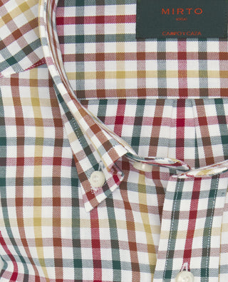 Camisa casual cuadros manga larga oxford by MIRTO | 07703_0050_5