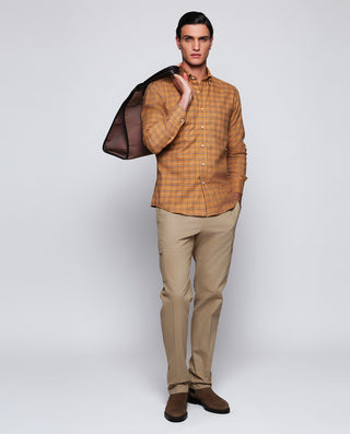 Camisa casual cuadros manga larga by MIRTO | 07705_0050_4
