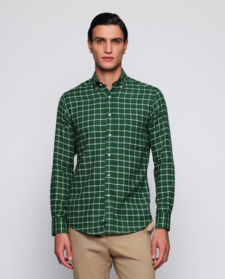 Camisa casual cuadros manga larga by MIRTO | 07707_0050_2