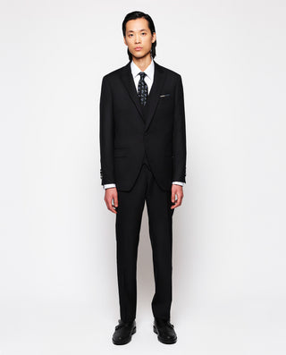 Camisa blanca semi-entallada puño doble by MIRTO